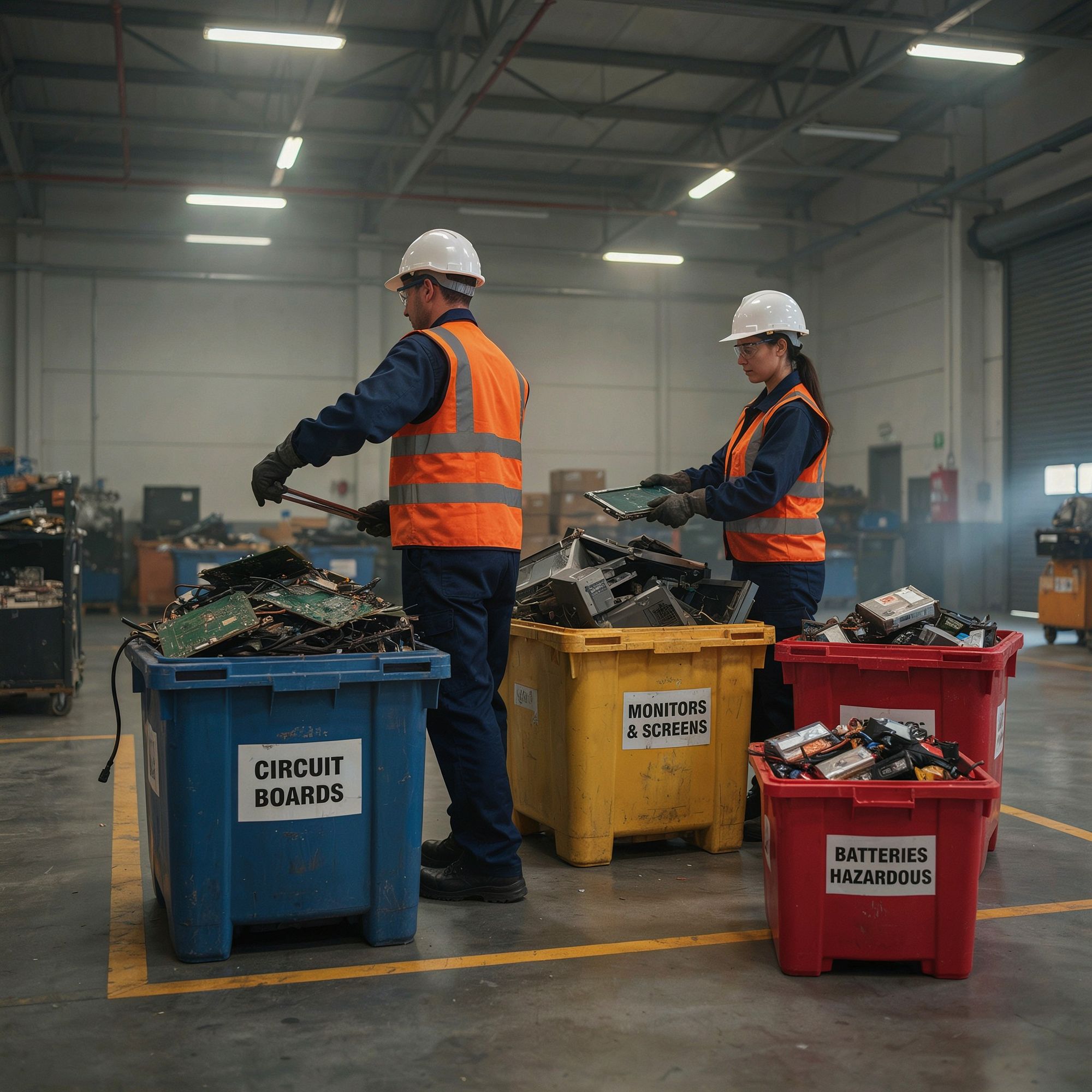 Reciclaje de residuos electrónicos